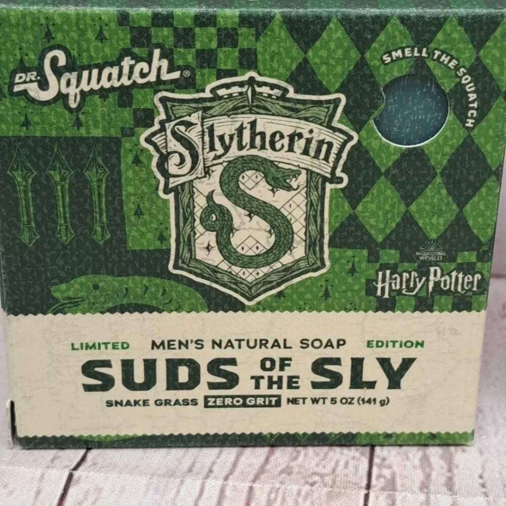 Dr Squatch Harry Potter Slytherin Suds of the Sly Soap, Lot of 2‎ Limited Ed NIB